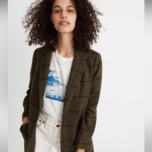 Madewell Larsen Blazer in Windowpane